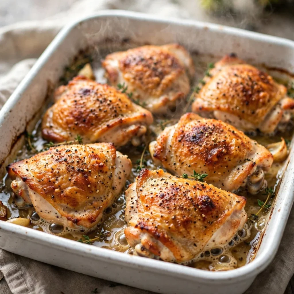 Baked Chicken Thighs