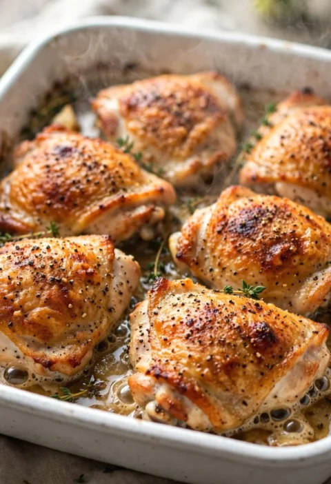 Baked Chicken Thighs