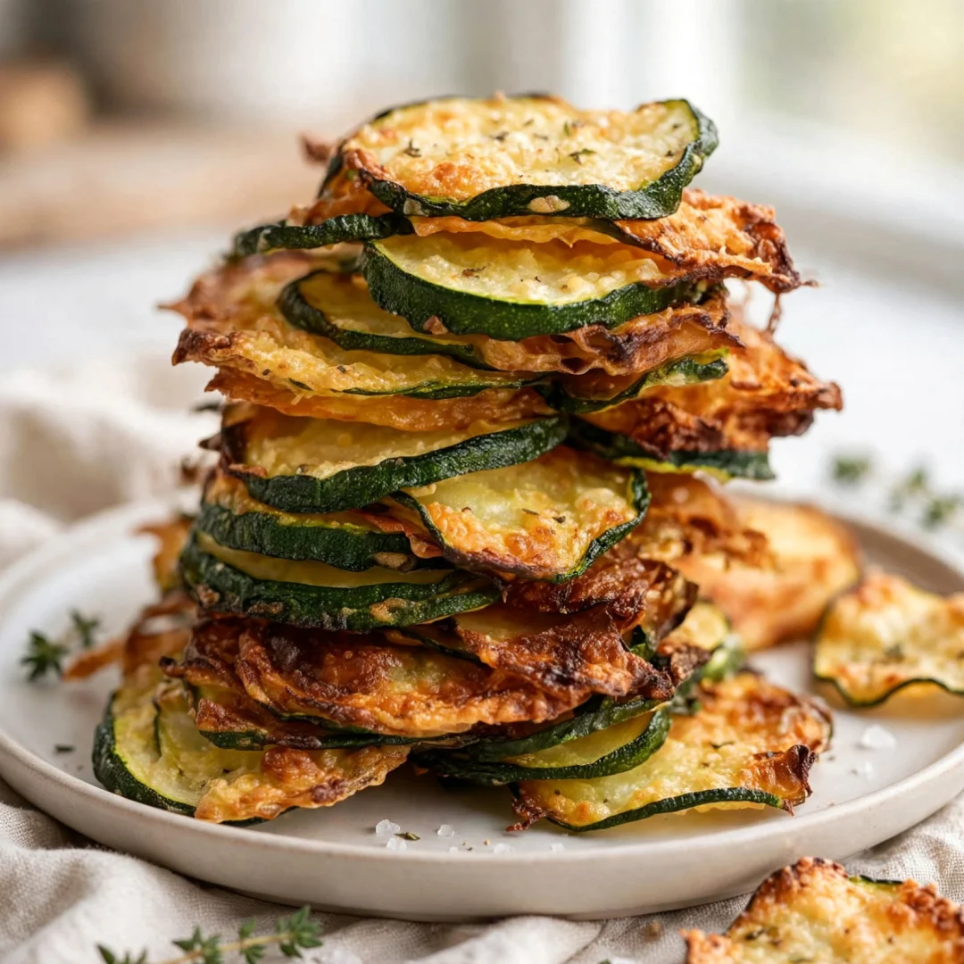 Baked Parmesan Zucchini Chips