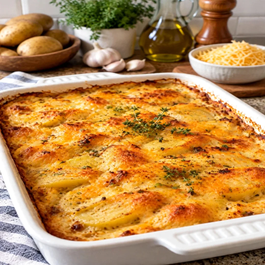 Creamy Cheesy Potato Gratin