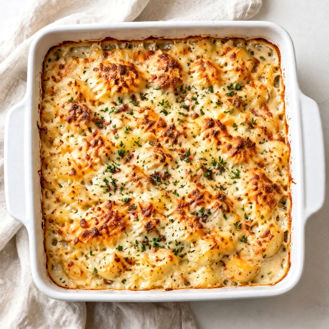 Easy Creamy Cheesy Potato Bake