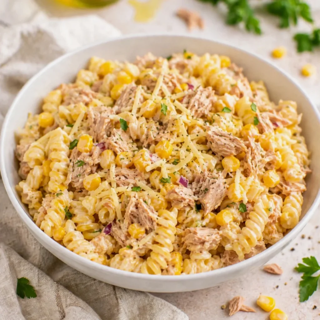 Homemade Tuna & Sweetcorn and Cheese Pasta - Homemade Tuna & Sweetcorn and Cheese Pasta