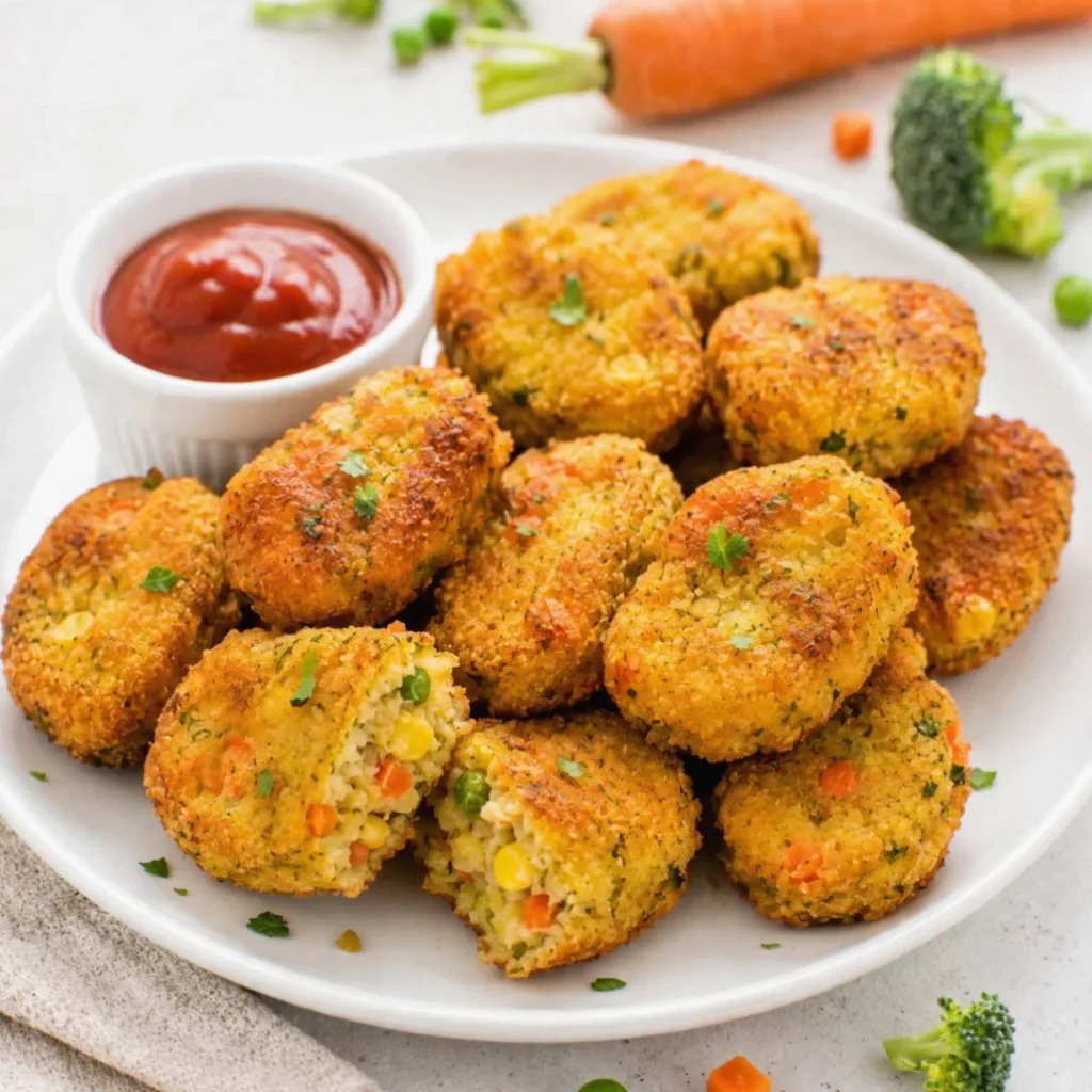 Homemade Vegetable Nuggets – Crispy and Delicious