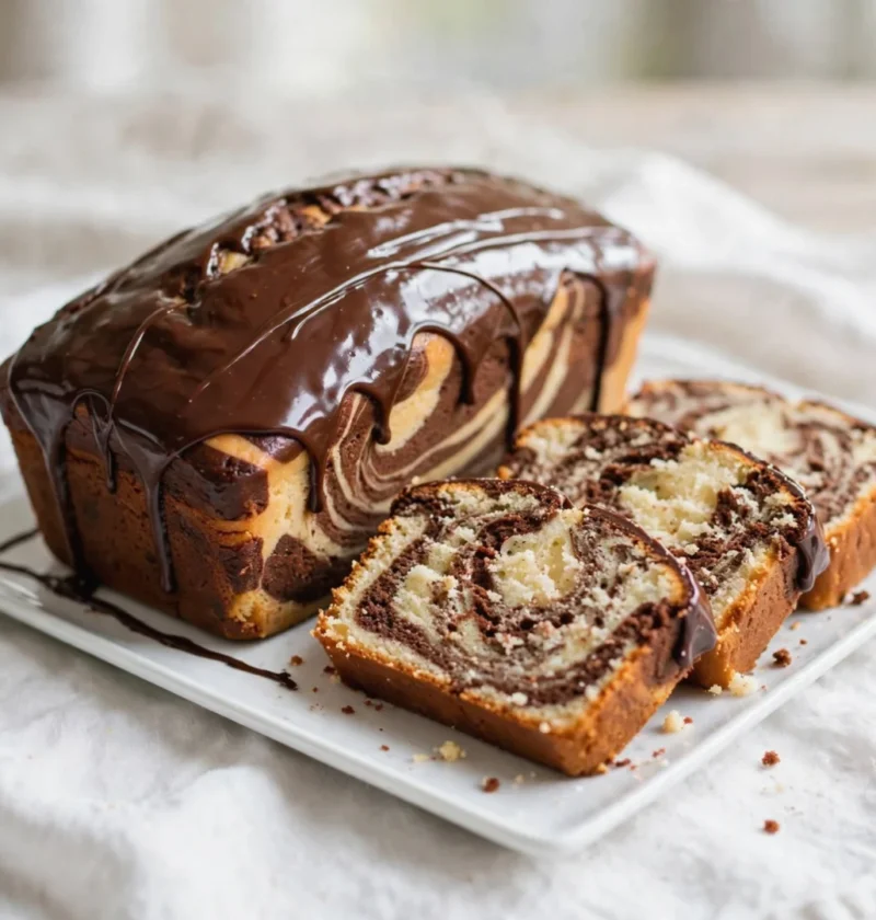 Keto Marble Pound Cake