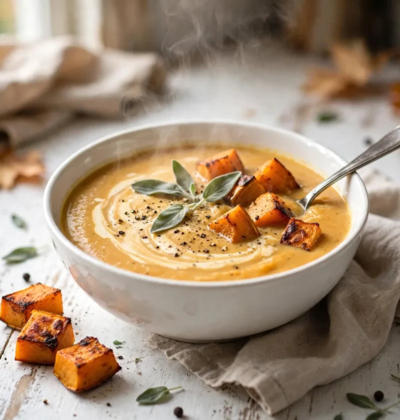 Keto Roasted Pumpkin Soup