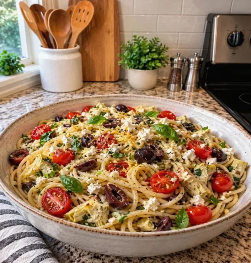 Mediterranean Olive Oil Pasta