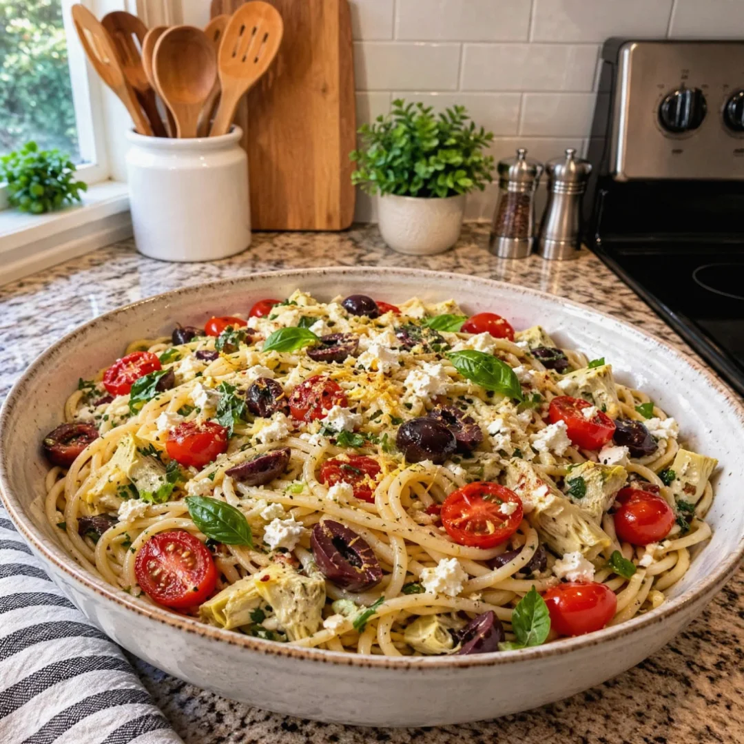 Mediterranean Olive Oil Pasta
