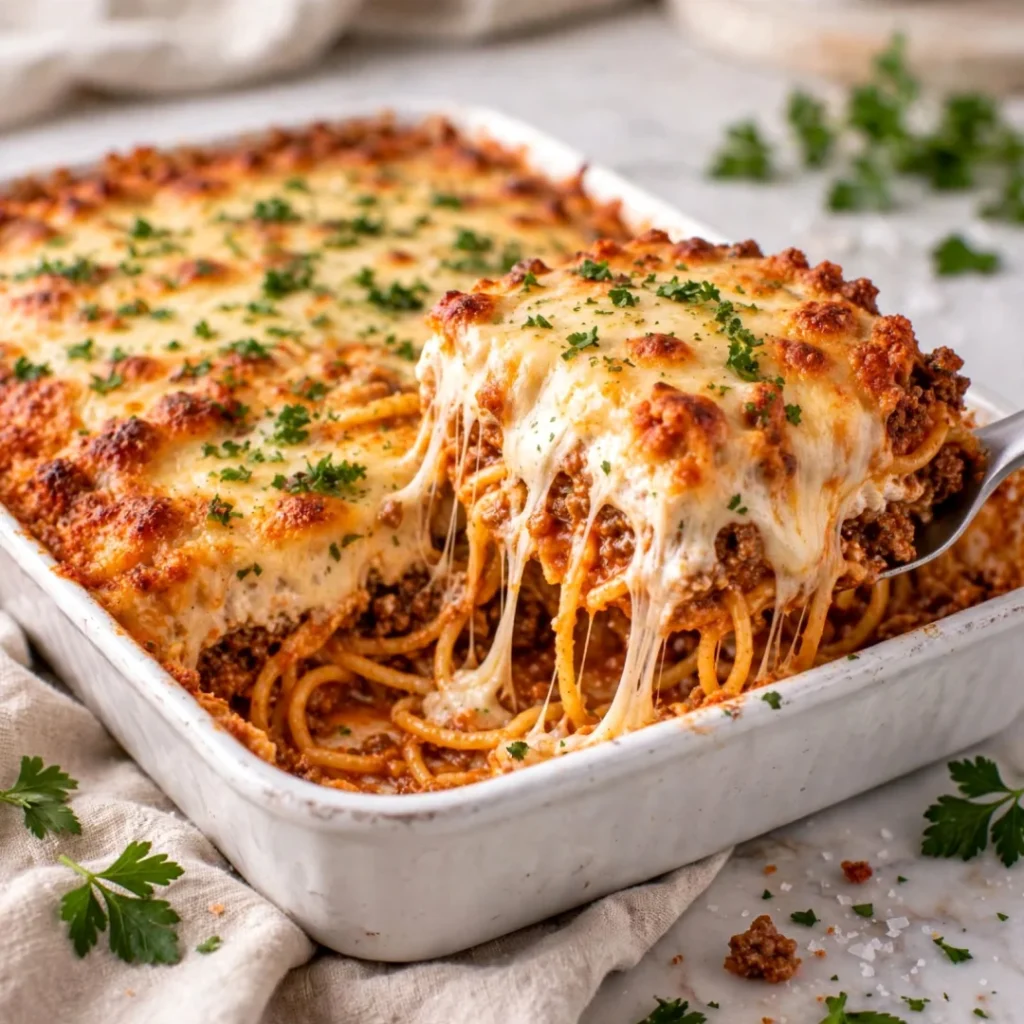 Million Dollar Spaghetti – Creamy and Cheesy - Million Dollar Spaghetti – Creamy and Cheesy
