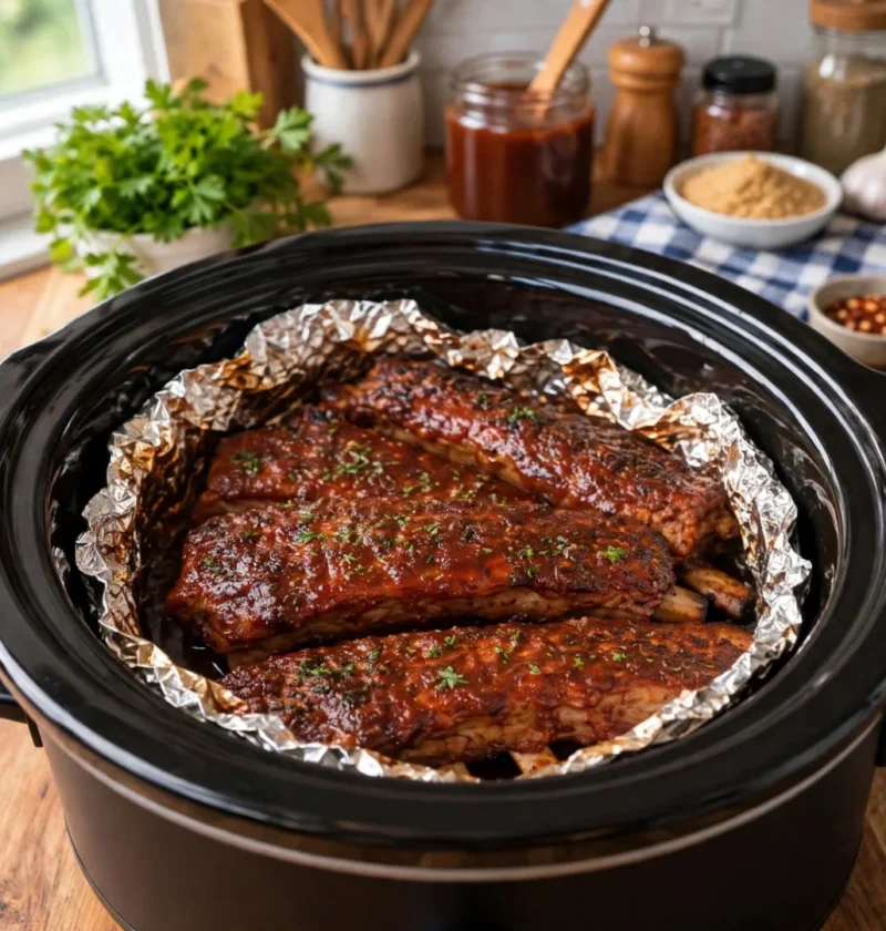 Slow-Cooker BBQ Ribs