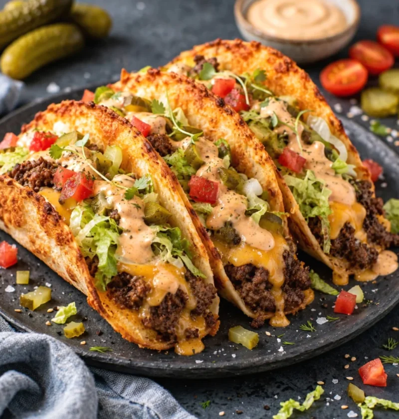Smash Burger Tacos