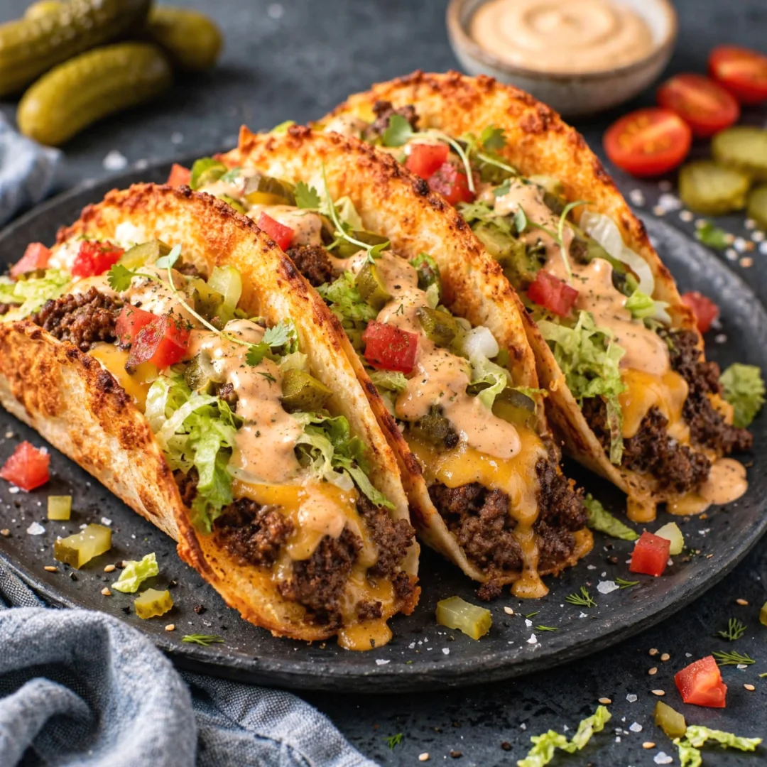 Smash Burger Tacos
