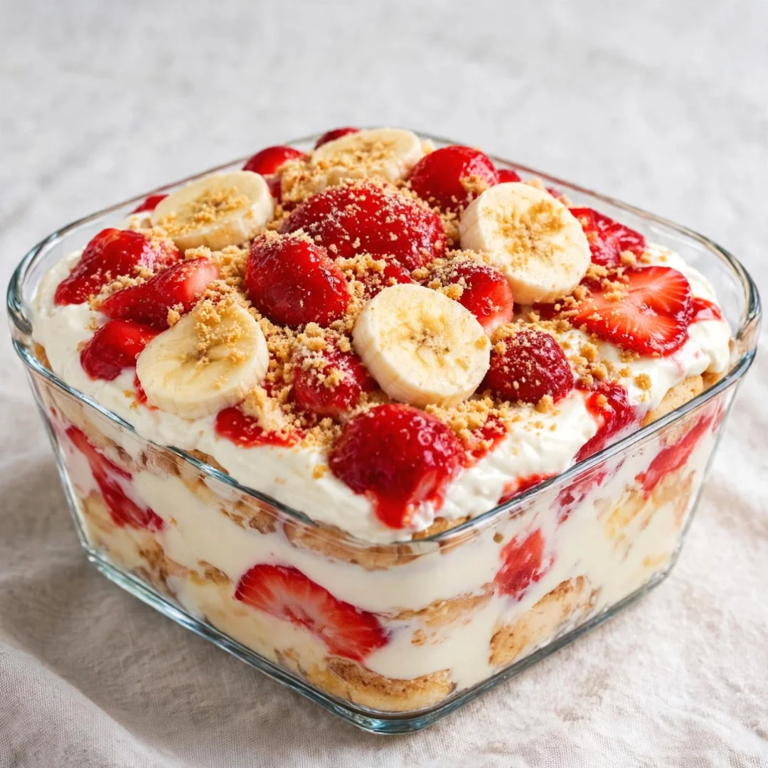 Strawberry Banana Pudding