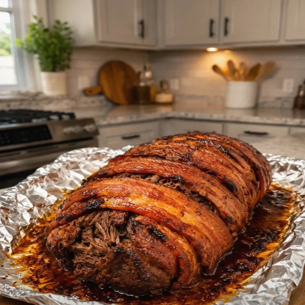 Bacon-Wrapped Roast Beef: Surprise Your Guests Today!