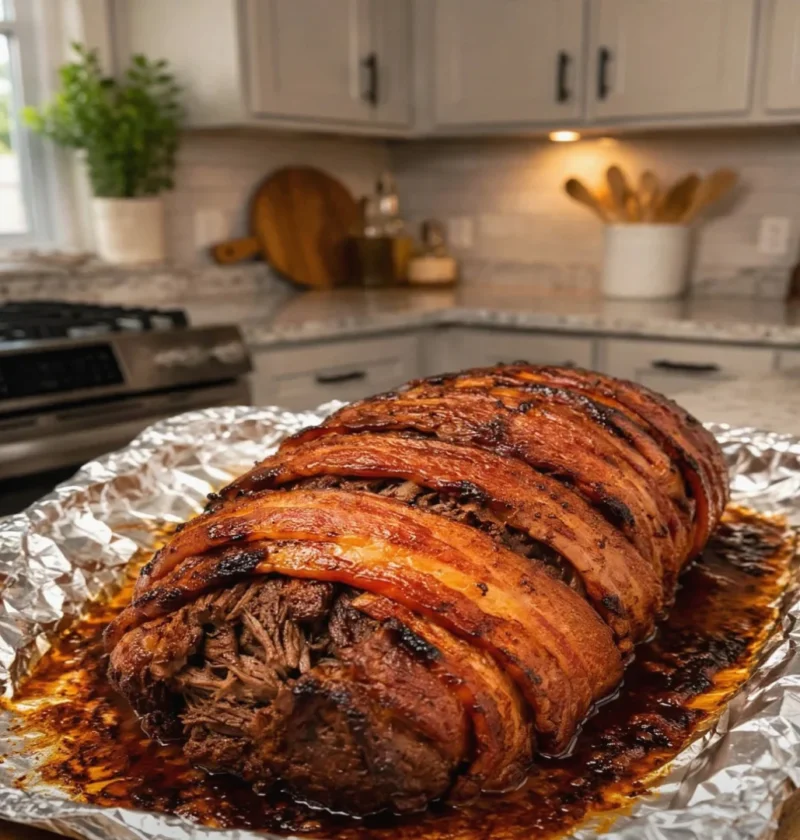 Bacon-Wrapped Roast Beef