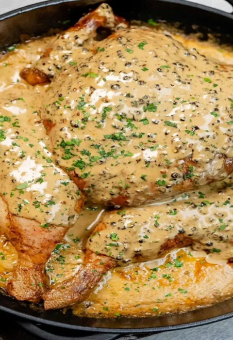 Chicken Au Poivre