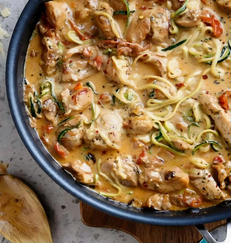 Chicken Zucchini Spaghetti