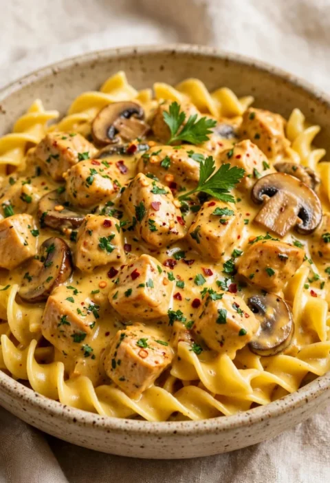 Cowboy Chicken Stroganoff