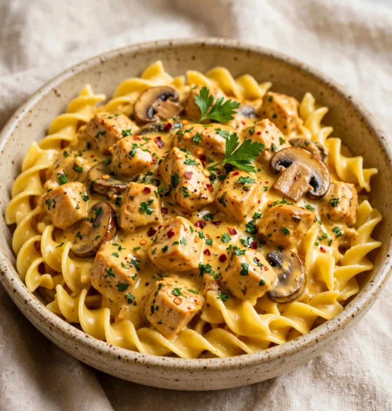 Cowboy Chicken Stroganoff