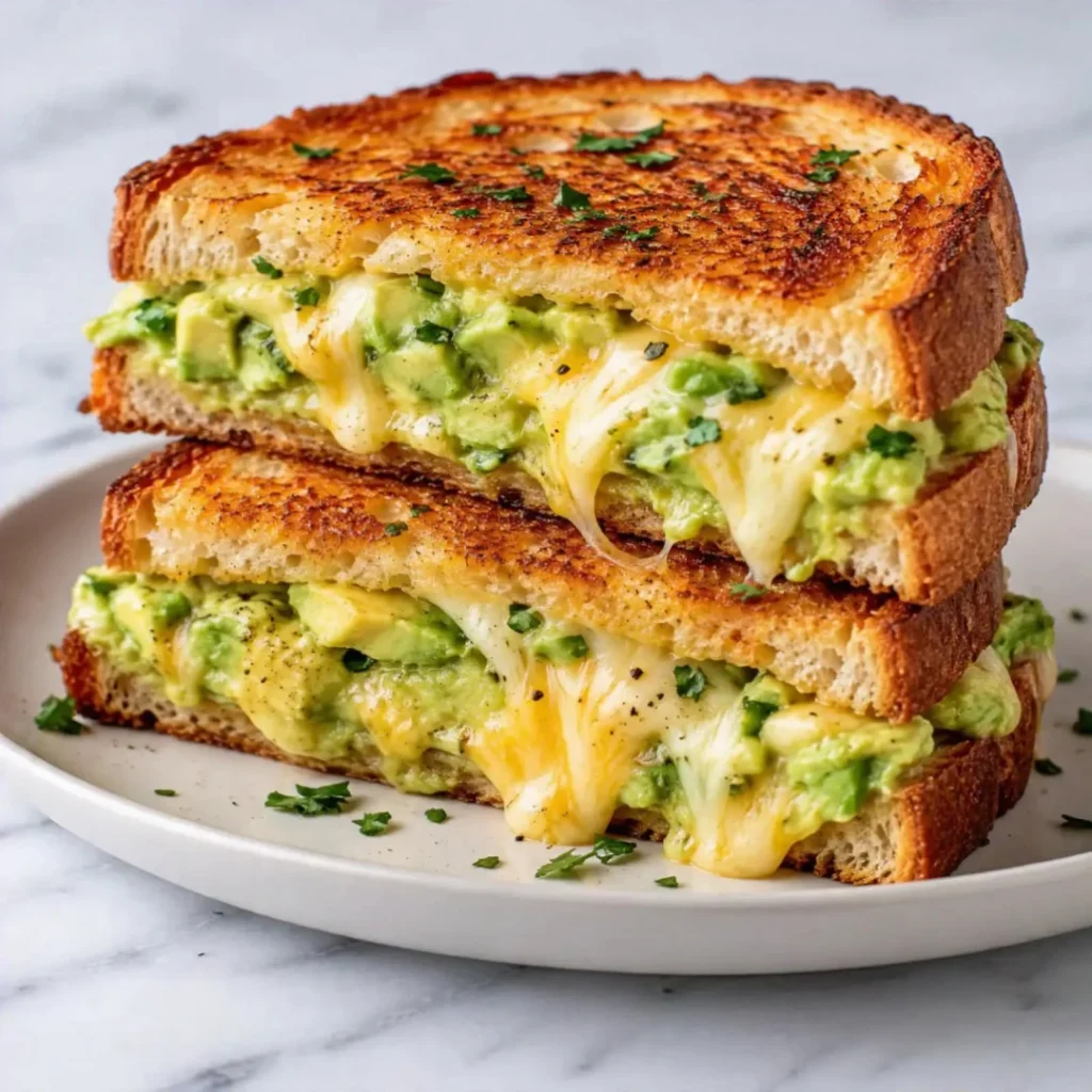 Creamy Avocado Grilled Cheese – Fresh and Bright