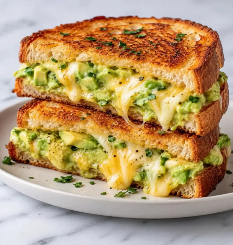 Creamy Avocado Grilled Cheese