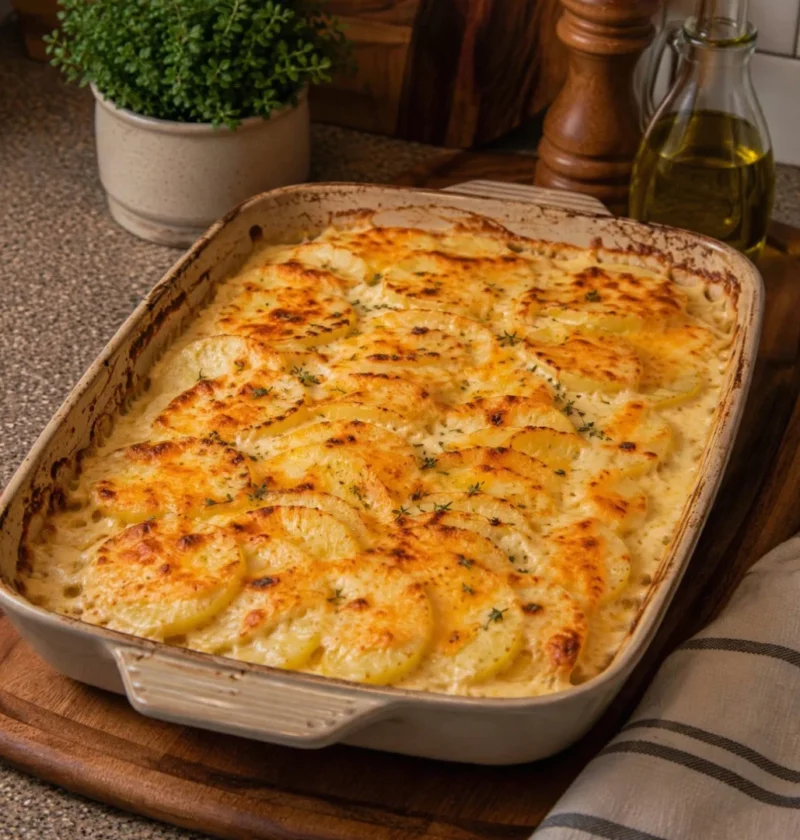 Creamy Cheesy Potato Gratin