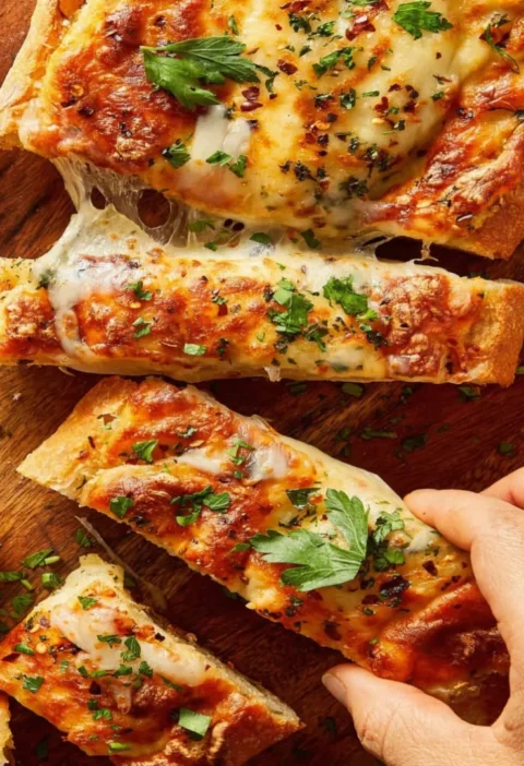 Easy Garlic Bread with Chili Flakes