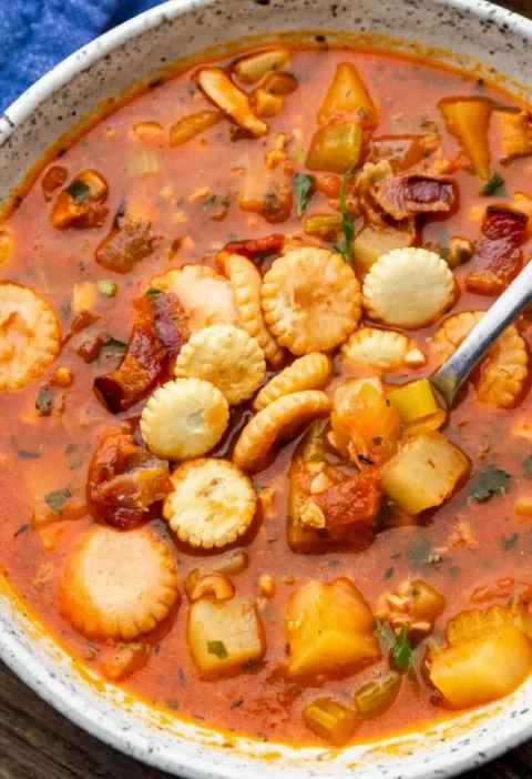 Easy Manhattan Clam Chowder