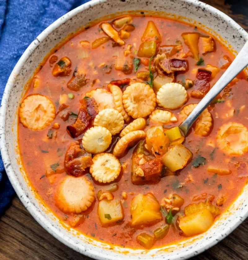 Easy Manhattan Clam Chowder