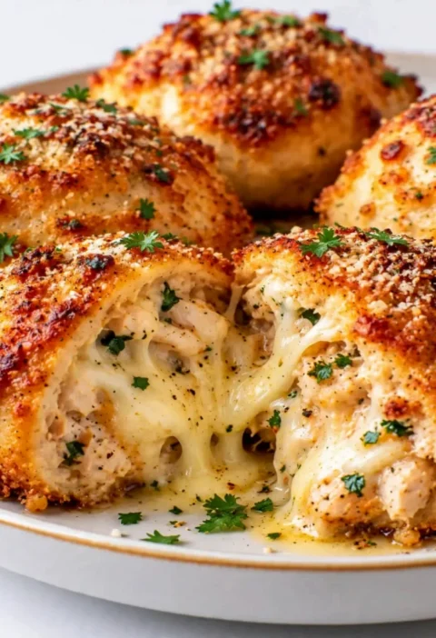 Parmesan Cloud Chicken Bombs