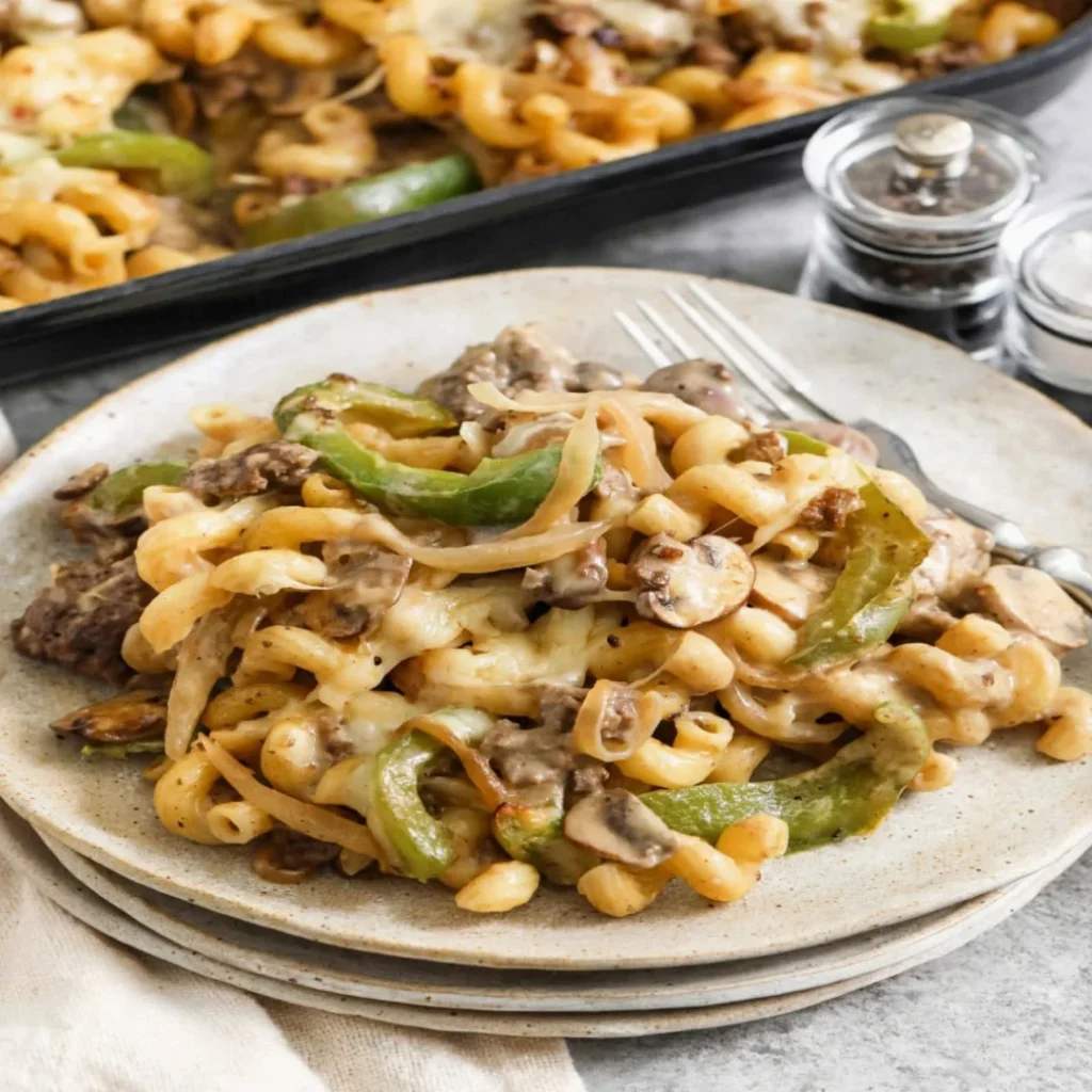 Philly Cheesesteak Casserole