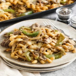 Philly Cheesesteak Casserole