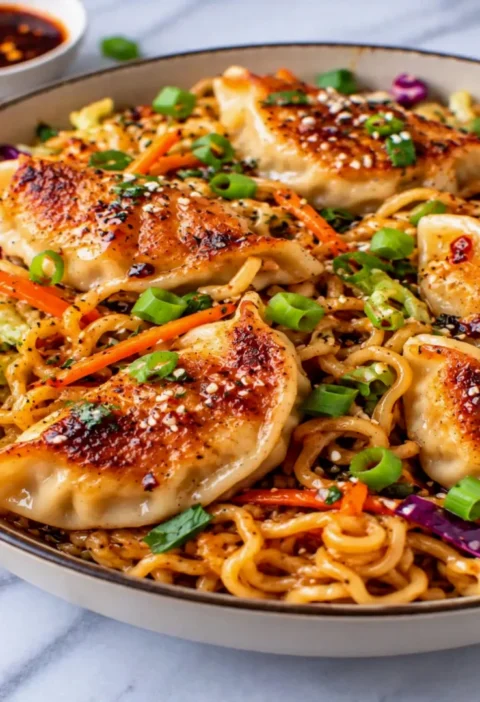 Potsticker Noodle Bowls