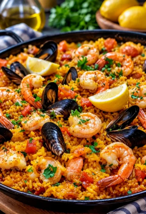 seafood paella