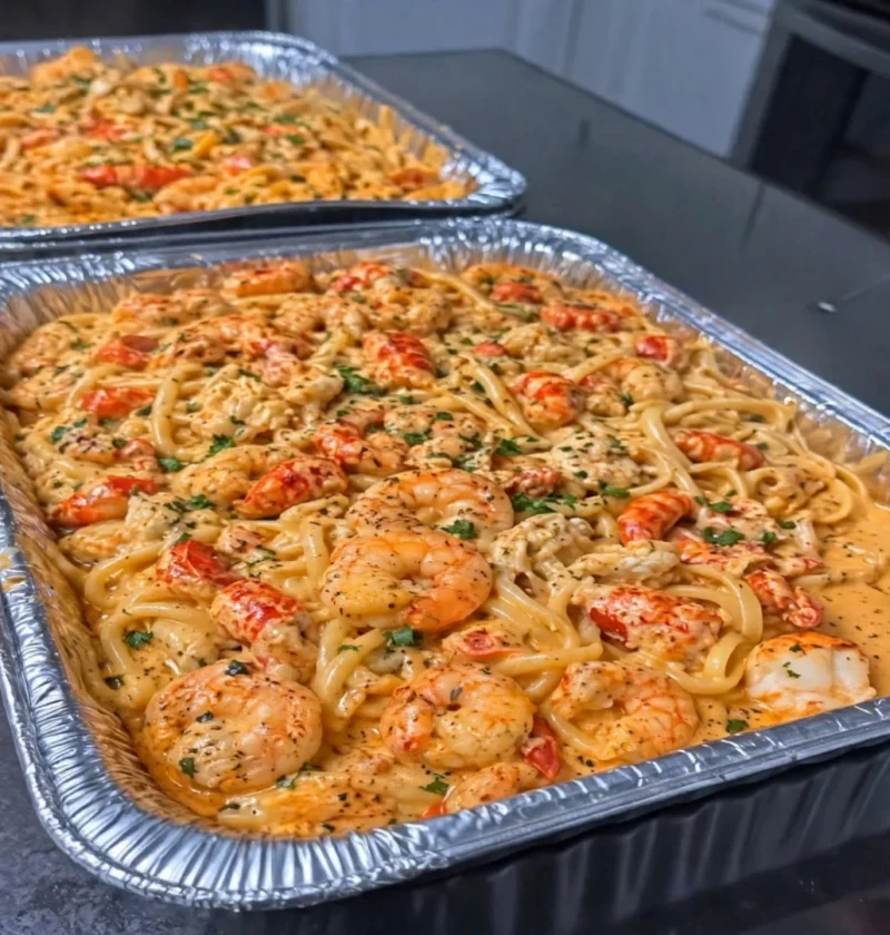 Seafood Pasta with Crawfish