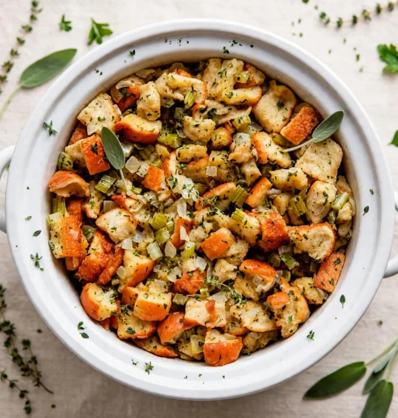 Slow Cooker Stuffing