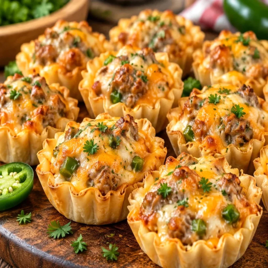 Spicy Jalapeno Sausage & Cheese Tarts: A Must-Try Treat!