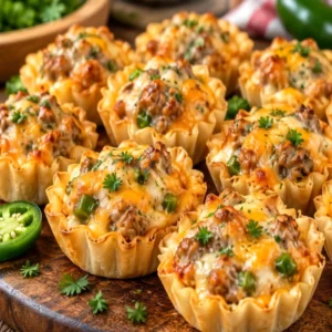 Spicy Jalapeno Sausage & Cheese Tarts: A Must-Try Treat!