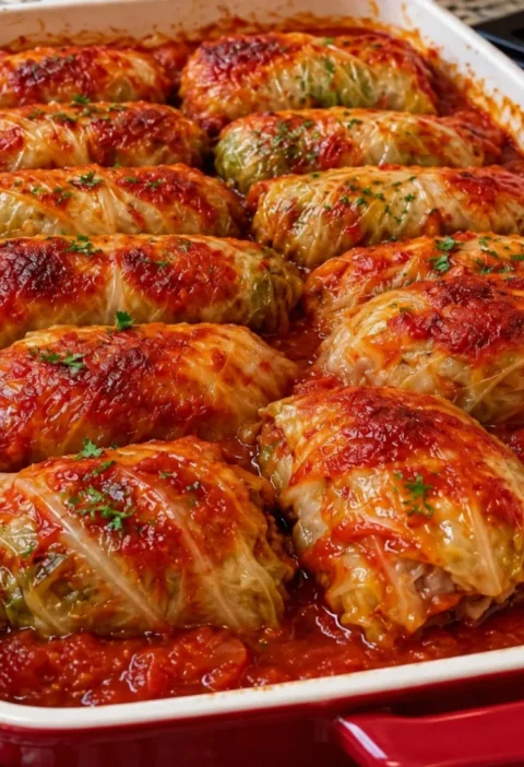 Stuffed cabbage rolls