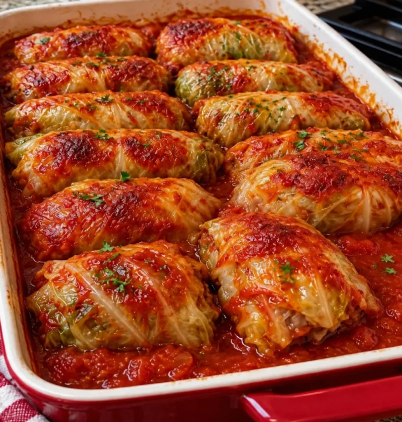 Stuffed cabbage rolls