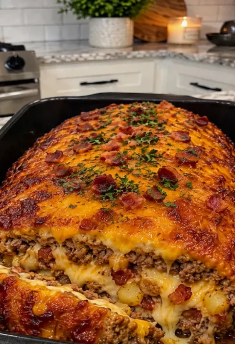 stuffed cowboy meatloaf