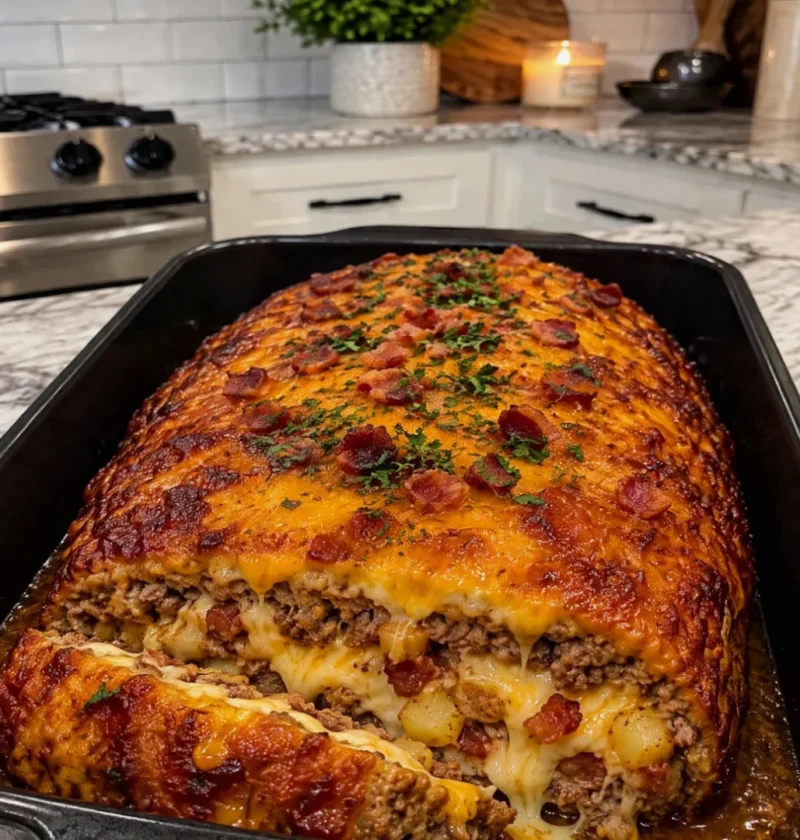 stuffed cowboy meatloaf